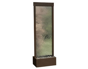 BluWorld 7 1/2 ft Gardenfall Metaline Series Center Mount Floor Fountain - FREE Inside Delivery!