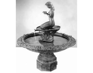 Florentine Craftsmen Lotus Girl Fountain - FREE Inside Delivery!