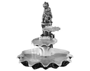 Florentine Craftsmen Skipper with Jug on Three Shell Fountain - FREE Inside Delivery!