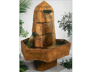 Henri Studio Abstract Obelisk Fountain - 7 Piece - FREE Inside Delivery!