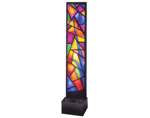 Midwest Tropical Straight Painted Floor Fountain - FREE Inside Delivery!