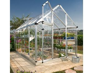 Poly-Tex Snap & Grow 6x16 Greenhouse Silver