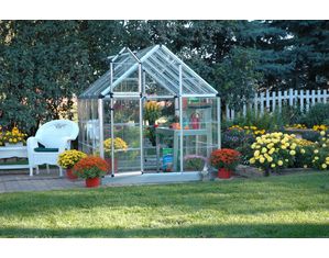 Poly-Tex Snap & Grow Silver 6 x 8 Greenhouse - Fast FREE FedEx Shipping!