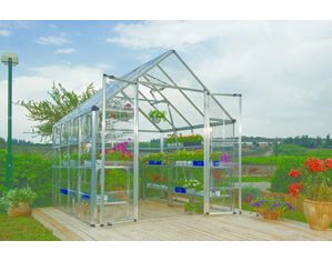 Poly-Tex Snap & Grow Silver 8 x 8 Greenhouse - FREE Inside Delivery!