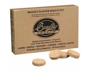 Bradley Smoker 5 Flavor Variety Pack of 60 Bisquettes