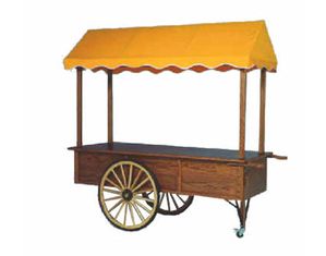 Crown Verity Economy Wood Cab. Cart