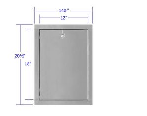 Electri-Chef SS Trash Door Grill Accessory