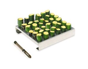 King Kooker 36 Hole Jalapeno Rack with Corer Grill Accessory