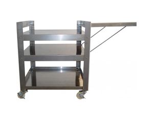 Smokin Tex Pro Series Stainless Steel Cart for 1300 and 1400 Grill Accessory