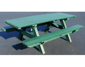 EPS 8 ft Picnic Table with Steel Reinforcements ADA Compliant - FREE Inside Delivery!