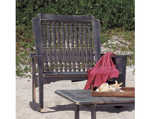 Uwharrie Hatteras Rocking Settee - Fast FREE FedEx Shipping!