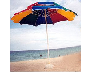 Anywhere Fiberlite Beach Patio Umbrella - Fast FREE FedEx Shipping!