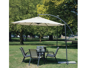 Coolaroo 10 ft Round Cantilever Patio Umbrella