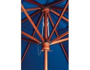 Fiberbuilt 11 ft Octagon Wooden Umbrella Package - Fast FREE FedEx Shipping!