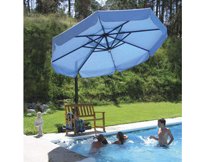 FIM X-Series Retractable Offset Umbrella - Fast FREE FedEx Shipping!