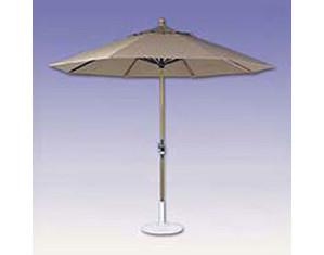 Three Birds 9 ft Crank Lift Patio Umbrella Package