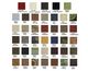 Available Seat Material and Colors