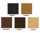 Available Backrest Finishes