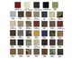 Available Seat Material and Colors