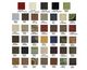 Available Seat Material and Colors