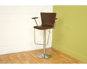 Jaques Adjustable Barstool in Brown (ALC-2219 Brown)