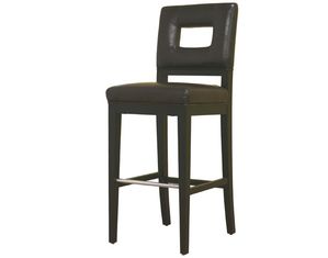 Baxton Studio Baxton Studio Isa Dark Brown Leather Barstool