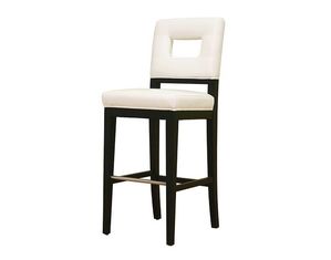 Baxton Studio Isla White Leather Barstool (Y-780-FU155)