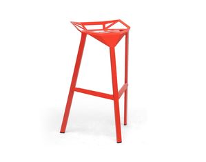 Baxton Studio Kaysa Aluminum Modern Bar Stool