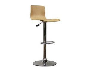 Baxton Studio Lidell Wood Barstool (M-90053-Nature)