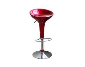 Set of 2 Baxton Studio Red Vinyl Modern Bar Stool (A148-red)