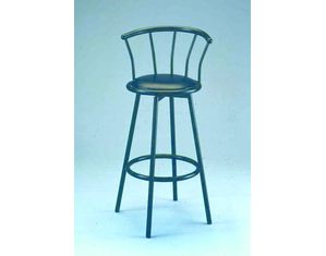 Bernards Furniture Black Gloss 29 Inch Bar Stool - Set of 2