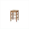 Save  on 24 inch Square Rush Stool at The Bar Stool Superstore