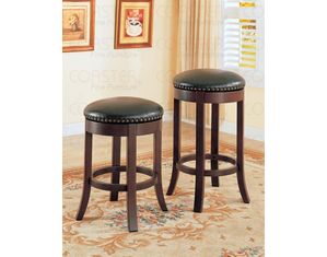 Union Square Nailhead Trim 29 Inch Barstool - Set of 2 (101060)
