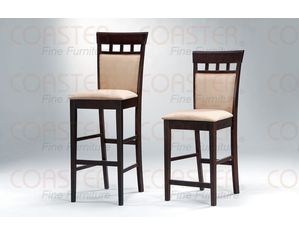Union Square Set of 2 Derby Cushion Back Bar Stools (100219)