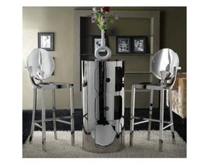 Control Brands The Bam Stainless Steel Barstool Bar Stool