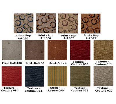Available Upholstery Colors 2
