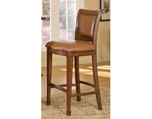 Fairfax Home Furnishings Leather Back Bar Chair (122434)