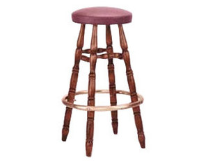 Furniture Imports 30 inch Backless Bar Stool with Solid Wood Seat Bar Stool - Fast FREE FedEx Shipping!