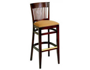 Furniture Imports Deluxe Slat Back Stool