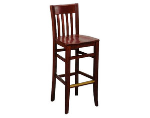 Furniture Imports Vertical High Back Bar Stool