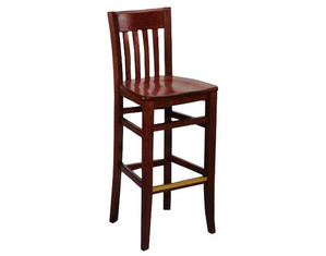 Furniture Imports Vertical Slat Back Stool