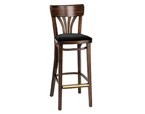Gar Products 112 Barstool with Padded Seat and Fan Back