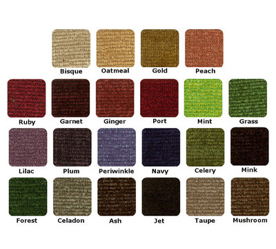 Available Chenille Upholstery Colors