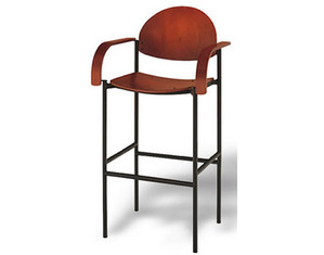 Grand Rapids Chair Company Diana Euro Wood Arm Barstool (1800BS-19AW)