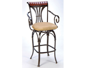 Hillsdale Furniture Fairfield Stool with Memory Swivel - Fast FREE FedEx Shipping!