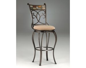 Hillsdale Furniture Pompei Swivel Counter Stool - Fast FREE FedEx Shipping!
