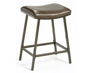 Hillsdale Furniture Saddle Backless Counter/Bar Stool with Nested Leg (63725)