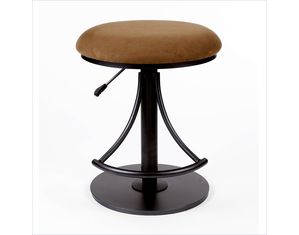 Hillsdale Furniture Venus Backless Swivel Bar Stool with Bear Suede - Fast FREE FedEx Shipping!