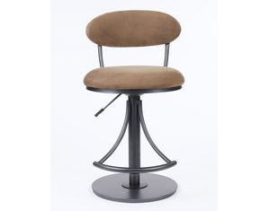 Hillsdale Furniture Venus Swivel Bar Stool with Bear Suede - Fast FREE FedEx Shipping!