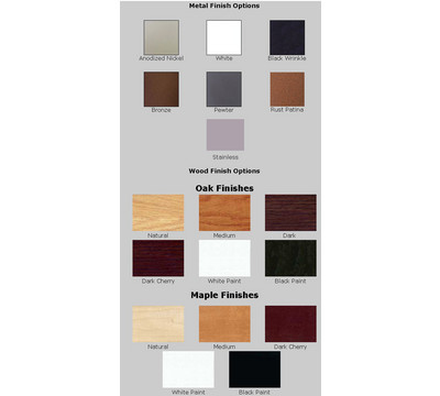 Available Frame Finishes